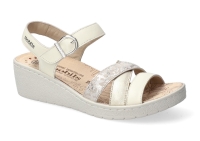 chaussure mobils sandales pietra blanc cassé